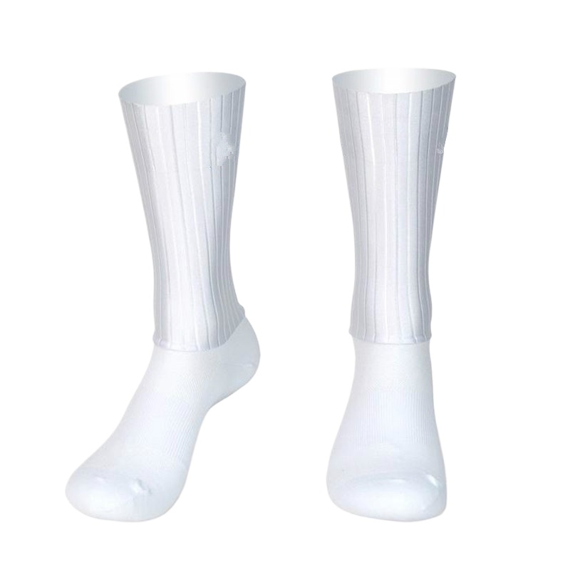 Ykyw Cycling Gear - Aero Bisiklet Yaz Anti Çorap Whiteline