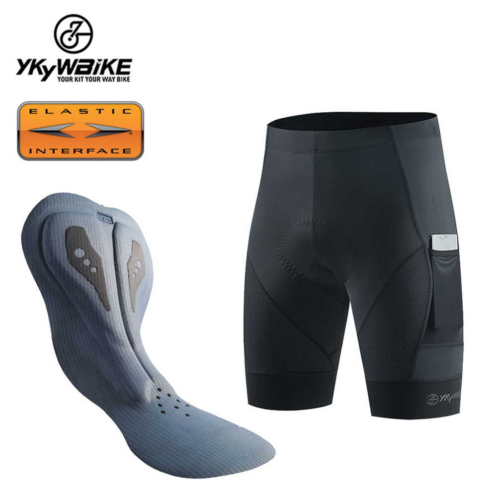 Ykyw Cycling Gear - YKYW Elastik Arayüzü Yastıklı bisiklet şortları