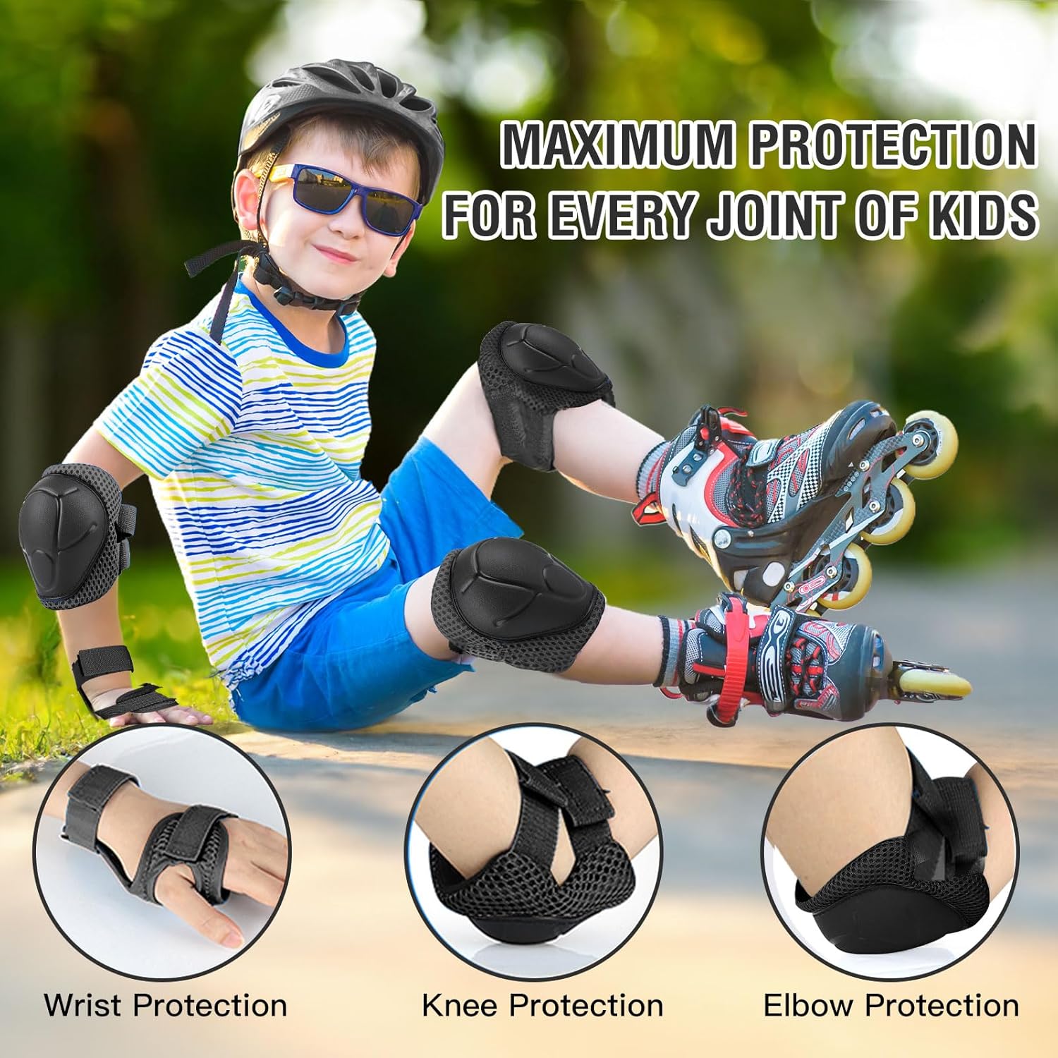 6 adet çocuklar koruyucu donan - Cycling Protective Gear For Kids incelemesi ve fiyatı