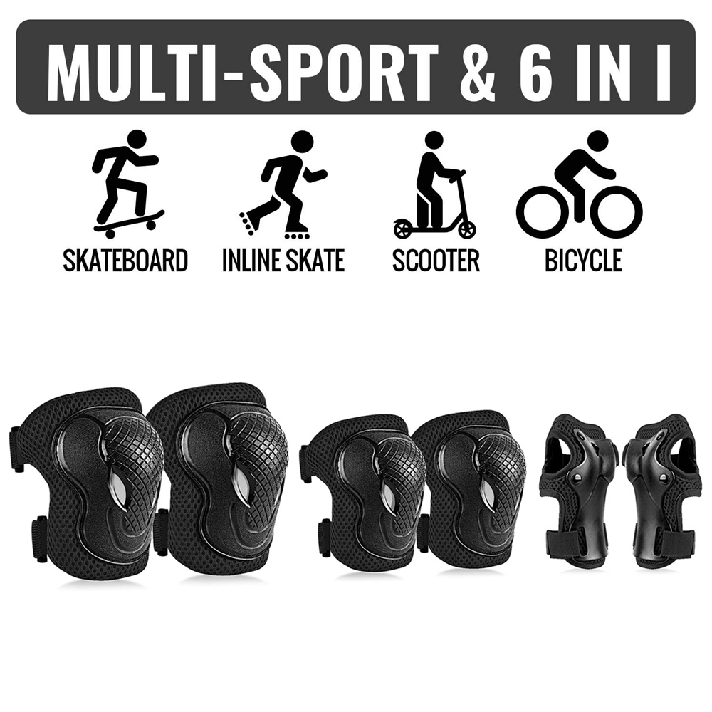 6 Parça Çocuk Dizlik ve Dirsek - Youth Cycling Gear incelemesi ve fiyatı