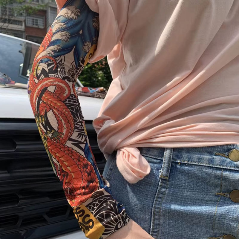 6 adet dövme kollu unisex yaz  - Cycling Arm Warmers incelemesi ve fiyatı