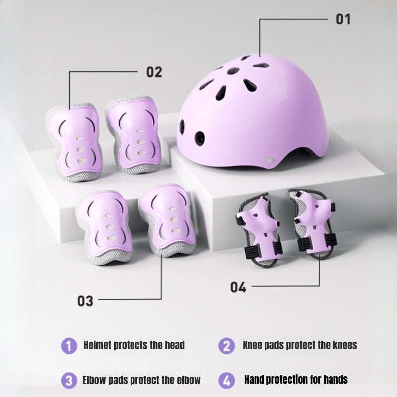 7 adet/takım çocuklar yaş 3-10 - Cycling Protective Gear For Kids incelemesi ve fiyatı