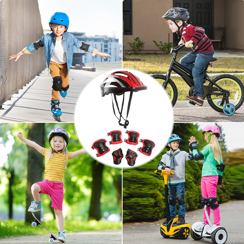 7 adet bisiklet spor koruyucu  - Cycling Protective Gear For Kids incelemesi ve fiyatı